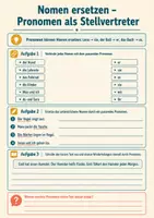 Vorschau - Arbeitsblätter - Pronomen sicher erkennen und verwenden – Unterrichtsreihe zu Wortarten - Seite 3