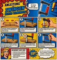 Vorschau - Poster - Zwingen richtig verwenden - Deckblatt