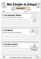Vorschau - Arbeitsblätter - Schuljahresabschluss - Zeitkapsel - Seite 2