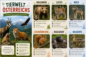 Vorschau - Arbeitsblätter - Österreichische Tierwelt - Kartenspiel - Seite 2