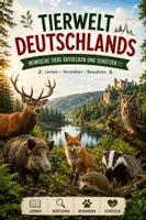 Vorschau - Arbeitsblätter - Tierwelt Deutschlands - Kartenspiel - Deckblatt