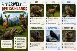 Vorschau - Arbeitsblätter - Tierwelt Deutschlands - Kartenspiel - Seite 2