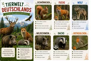 Vorschau - Arbeitsblätter - Tierwelt Deutschlands - Kartenspiel - Seite 3