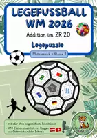Vorschau - Anderer Materialtyp - Legefußbal WM 2026 | Addition ZR 20 - Deckblatt
