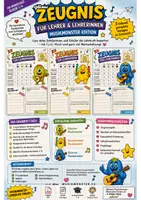 Vorschau - Mal- und Bastelvorlagen - MUSIKMONSTER LEHRERZEUGNIS - GRUNDSCHULE - qlixu - Deckblatt