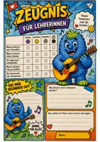 Vorschau - Mal- und Bastelvorlagen - MUSIKMONSTER LEHRERZEUGNIS - GRUNDSCHULE - qlixu - Seite 3