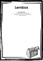 Vorschau - Unterrichtsreihen - Lernbox - Deckblatt