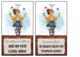 Vorschau - Anderer Materialtyp - Lustige Lehrersprüche Karten Kollegium - Seite 2