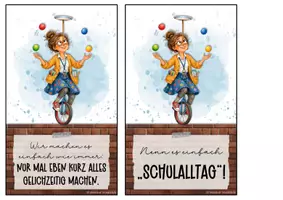 Vorschau - Anderer Materialtyp - Lustige Lehrersprüche Karten Kollegium - Seite 3