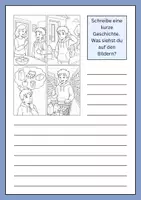 Vorschau - Arbeitsblätter - Schreibimpulse Einkaufen A1 DaF DaZ Schüler*innen - Seite 2
