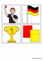 Vorschau - Spiele - Minipuzzles Fußball ⚽ Vorschule / 1. Klasse - Deckblatt