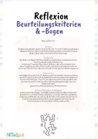 Vorschau - Arbeitsblätter - Noten machen im Kunstunterricht -Prozess und Produkt: Bewegegte Figuren - Seite 1