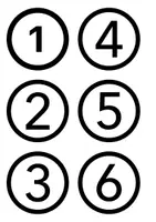 Voorbeeld - dobbelsteen spel tot en met 6 - Voorblad