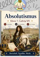 Vorschau - Arbeitsblätter - Ludwig XIV. | Absolutismus - Deckblatt