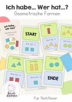 Vorschau - Arbeitsblätter - Formen Vorschule & Kindergarten - Materialpaket | 1. Klasse | Vorkurs Deutsch, DaZ, Förderunterricht - Seite 1