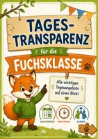 Vorschau - Präsentationen/Tafelbilder - Tagestransparenz Fuchsklasse - Fuchs - Deckblatt