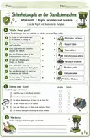 Vorschau - Arbeitsblätter - Technik: Sicherheitsregeln an der Tischbohrmaschine, Klasse 6-8 - Seite 2