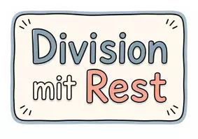 Vorschau - Poster - Einführung Division ohne und mit Rest. Tafelmaterial - Seite 2
