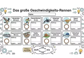 Vorschau - Arbeitsblätter - Arbeitsblatt_Geschwindigkeiten - Deckblatt
