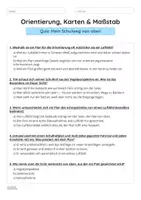 Vorschau - Arbeitsblätter - Orientierung, Karten & Maßstab — Mein Schulweg von oben - Seite 3