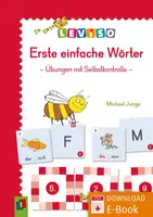 Vorschau - Aufgabenkarten - Erste einfache Wörter: Übungen mit Selbstkontrolle - Deckblatt