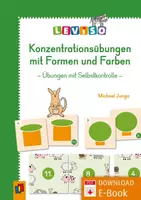 Vorschau - Aufgabenkarten - Konzentrationsübungen mit Formen und Farben: Übungen mit Selbstkontrolle - Deckblatt