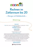 Vorschau - Aufgabenkarten - Rechnen im Zahlenraum bis 20: Übungen mit Selbstkontrolle - Seite 3