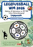 Vorschau - Anderer Materialtyp - Legefußball WM 2026 | Addition & Subtraktion ZR 100 ohne ZÜ - Deckblatt