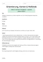 Vorschau - Arbeitsblätter - Orientierung, Karten & Maßstab — Ideen für den Unterricht - Seite 3