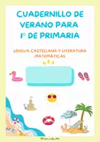 Vista previa - Hojas de trabajo - CUADERNILLO DE VERANO 1ºEP - Lengua y Matemáticas - Portada