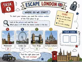 Vorschau - Arbeitsblätter - London Escape Room - Seite 2