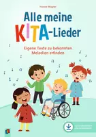 Vorschau - Lehrpläne/Lehrermaterial - Alle meine Kita-Lieder: Eigene Texte zu bekannten Melodien erfinden - Deckblatt
