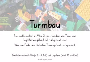 Vorschau - Spiele - Mathematisches Brettspiel mit LEGO® - leicht - Seite 1