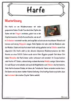 Vorschau - Unterrichtsreihen - Harfe Lückentext mit Wortspeicher Hörverstehen und Suchsel - Seite 2