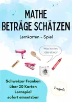 Vorschau - Spiele - Preise schätzen - CHF – Wendekarten - Spiel - Deckblatt