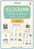Vorschau - Arbeitsblätter - Kilogramm Bildkarten & Arbeitsblätter – 1. Klasse - Deckblatt