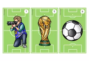 Vorschau - Arbeitsblätter - Lesespaziergang: Fußball WM 2026 (Kl. 1) - Seite 3