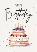 Vorschau - Bildkarten - Happy Birthday Karten Schule (148 x 105 mm) - Seite 2