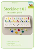 Vorschau - Fördermaterial/Inklusion - 3D Steckbrett 01 - Drehung im Handgelenk - Deckblatt