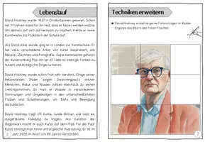 Vorschau - Arbeitsblätter - Künstler-Faltheft: David Hockney | Pop-Art - Seite 3