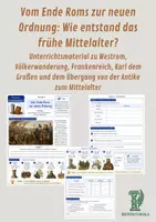 Vorschau - Unterrichtsreihen - Vom Ende Roms zur neuen Ordnung: Wie entstand das frühe Mittelalter? - Deckblatt