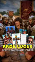Vista previa - Unidades / Secuencias / Situaciones de Aprendizaje - Arde Lucus: Cuento, Comprensión Lectora y Actividades - Portada