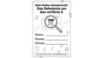 Vorschau - Arbeitsblätter - Rechenrätsel mit Variablen Klasse 3 PLUS Lernposter - Seite 1