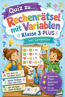 Vorschau - Arbeitsblätter - Rechenrätsel mit Variablen Klasse 3 PLUS Lernposter - Deckblatt