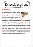 Vorschau - Unterrichtsreihen - Entwicklungsland Lückentext mit Wortspeicher Hörverstehen und Suchsel - Seite 2