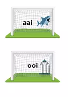 Voorbeeld - voetbalspel - ooi , aai, oei, sch, ng, st, ts - Voorblad