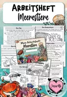 Vorschau - Arbeitsblätter - Meerestiere | Arbeitsheft | Klasse 2 - Deckblatt