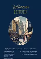 Vorschau - Unterrichtsreihen - Projektreihe: Weimarer Republic (Kl. 9/Q1) - Deckblatt