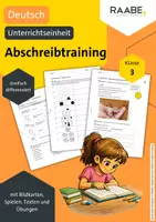 Vorschau - Unterrichtsreihen - Materialsammlung: Abschreibtraining - Deckblatt