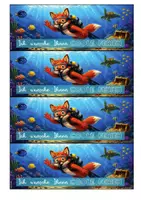 Vorschau - Mal- und Bastelvorlagen - Feriengrüße der Fuchs Klasse - Komplettpaket - Seite 3